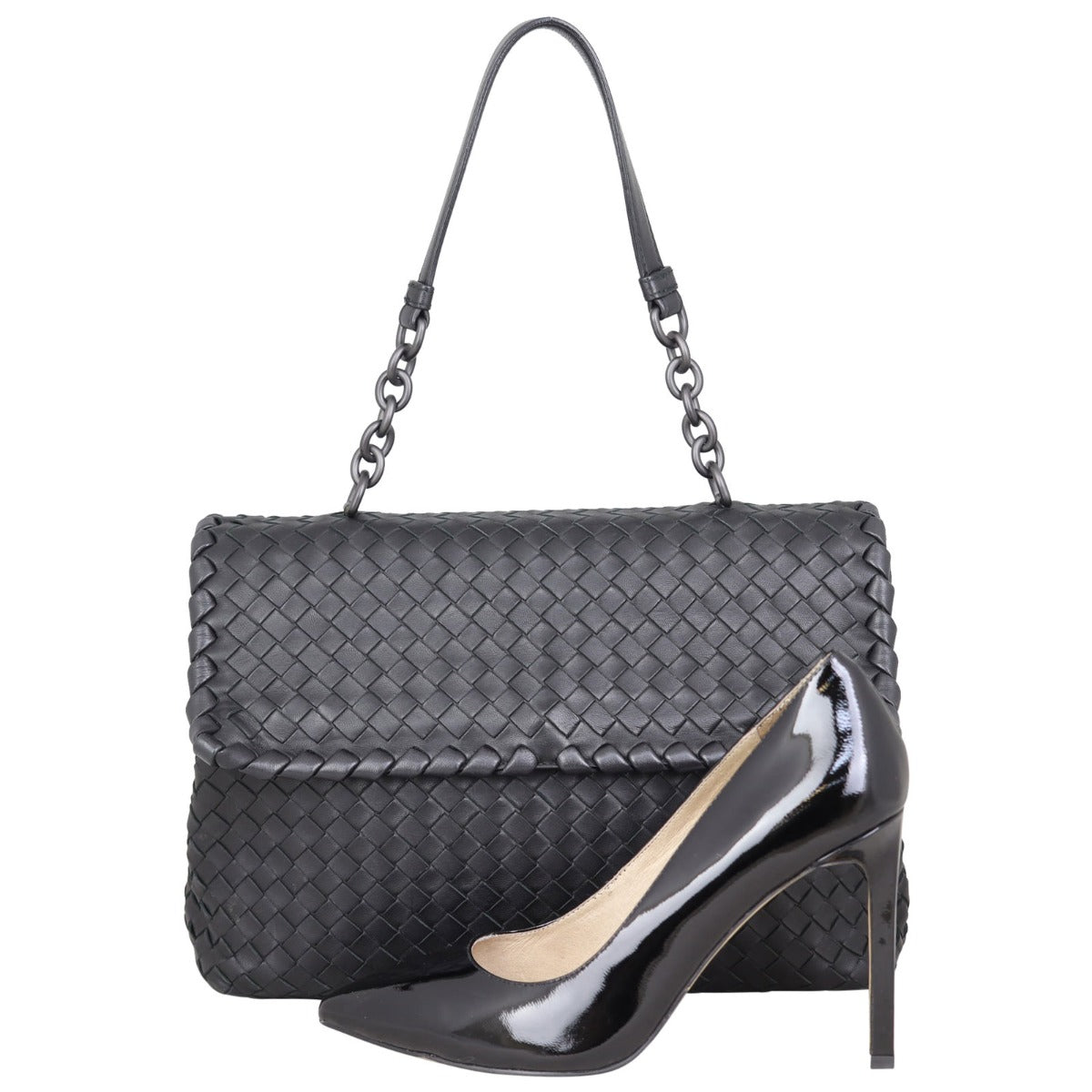 Bottega Veneta Intrecciato Olimpia Top Handle Medium