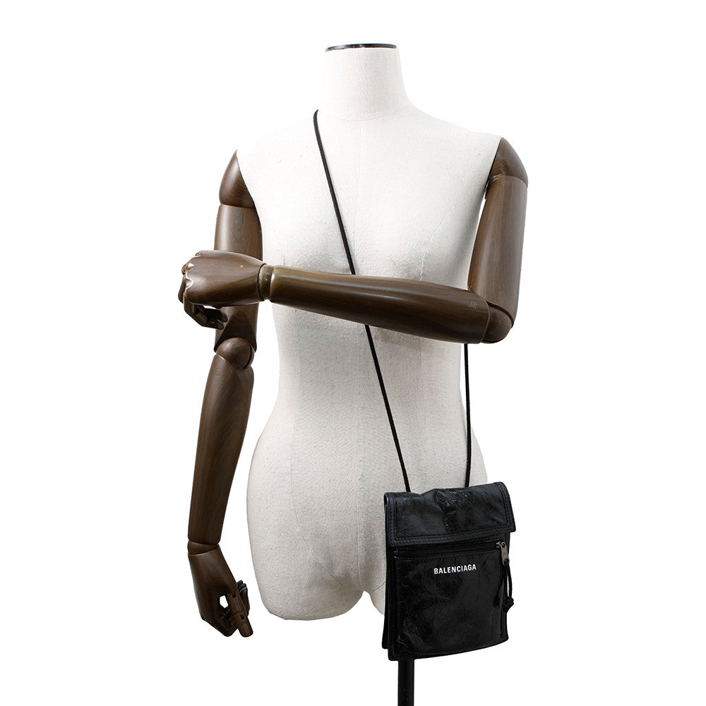 BALENCIAGA Explorer ShoulderPouch Black532298 Leather