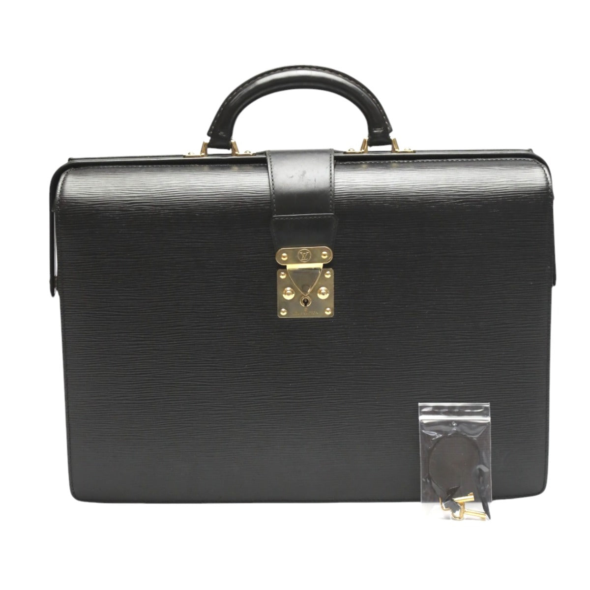 LOUIS VUITTON Business bag M54352 Epi Leather black Briefcase Epi Fermoire mens d