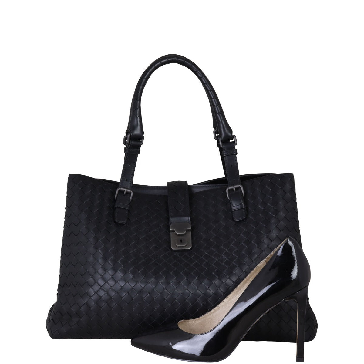 Bottega Veneta Intrecciato Roma Bag Large