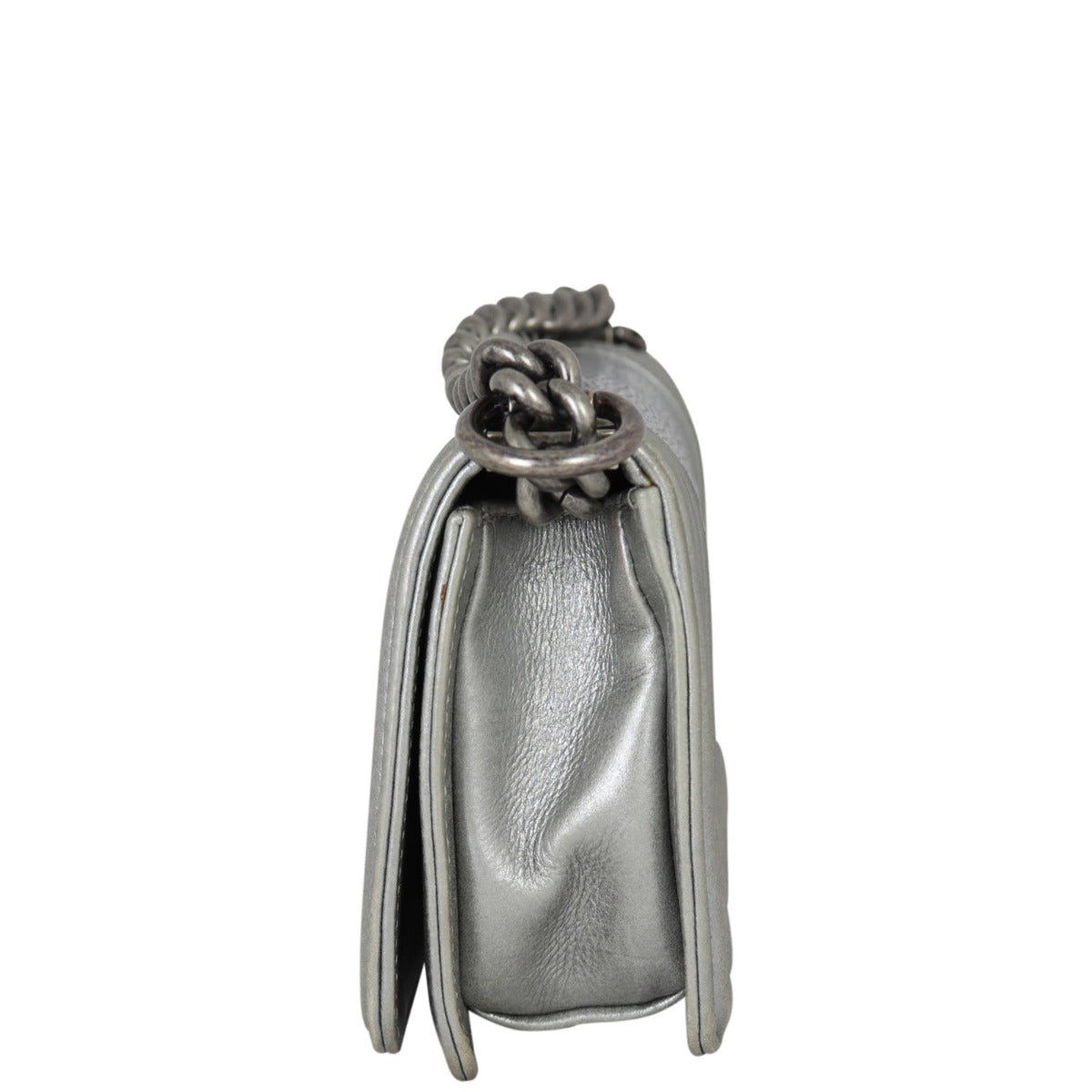 Chanel Boy Small Galuchat | Silver