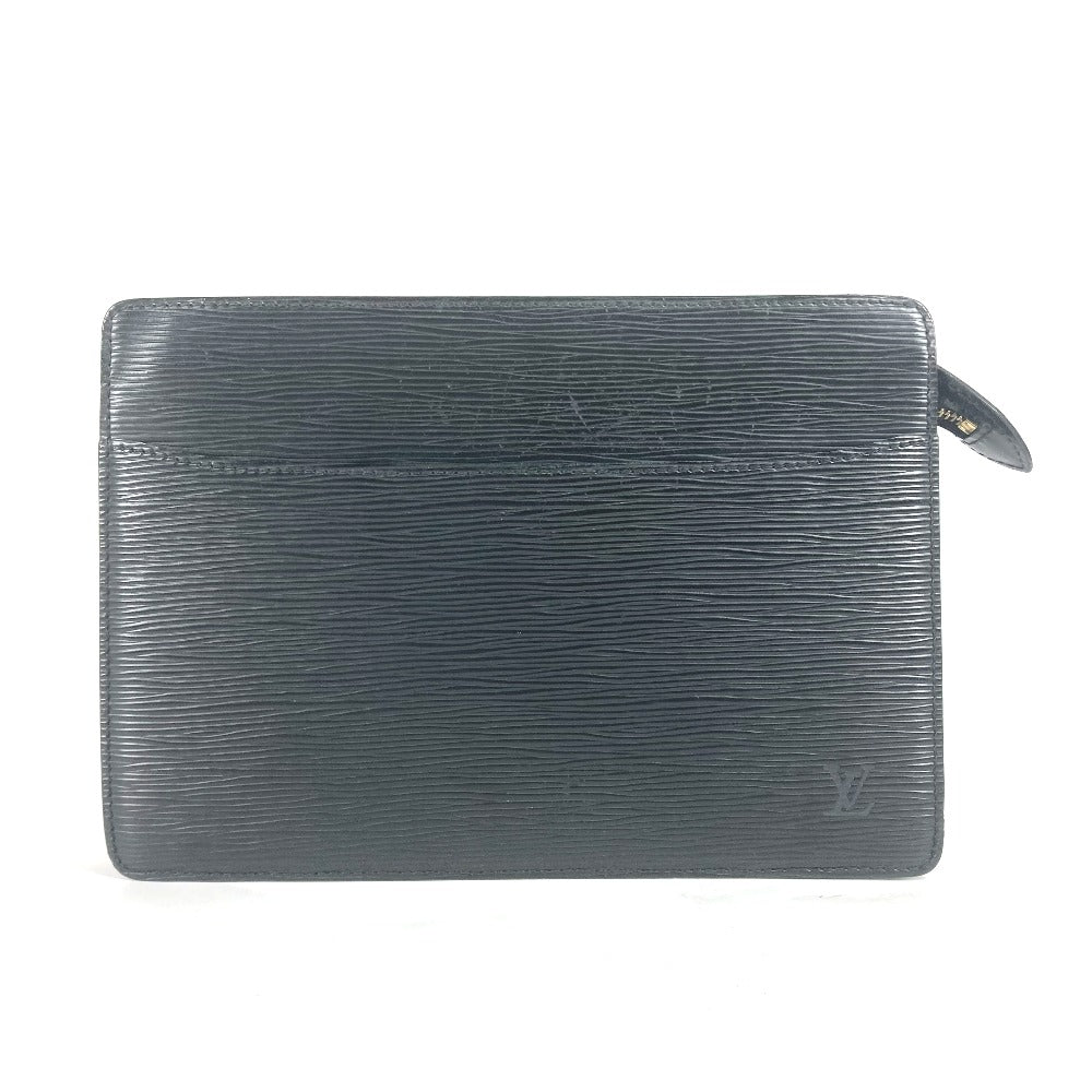 LOUIS VUITTON business bag M52522 Epi Leather black Epi Pochette Homme mens d