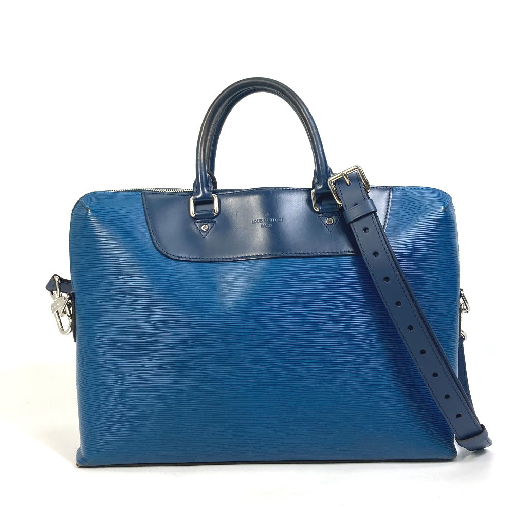 LOUIS VUITTON Business bag M51700 Epi Leather blue Porto documan Jules PDJ Handbag mens d