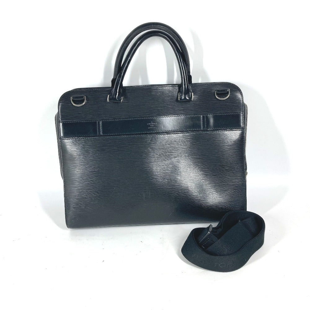 LOUIS VUITTON Business bag M54022 Epi Leather black Epi Bassano GM