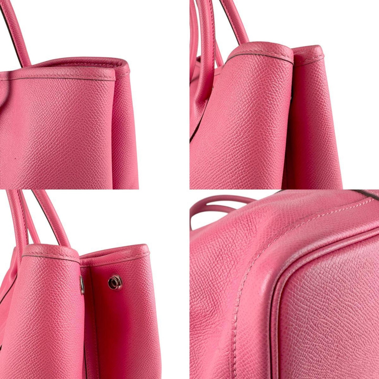 Hermes Rose Azalee Epsom Leather Handbag ( )