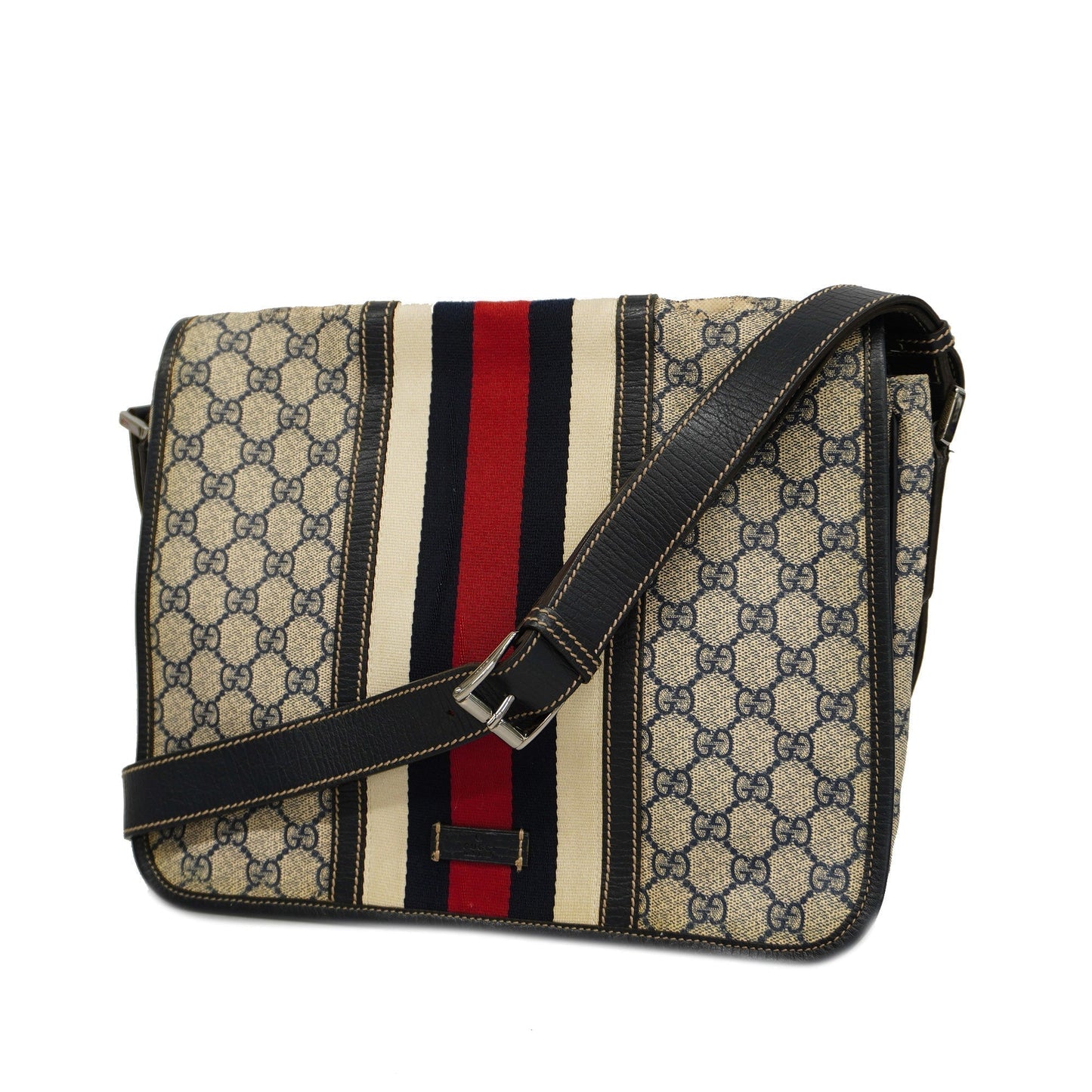 GUCCIAuth Sherry Line Sherry 145844 Women's GG Supreme,Leather