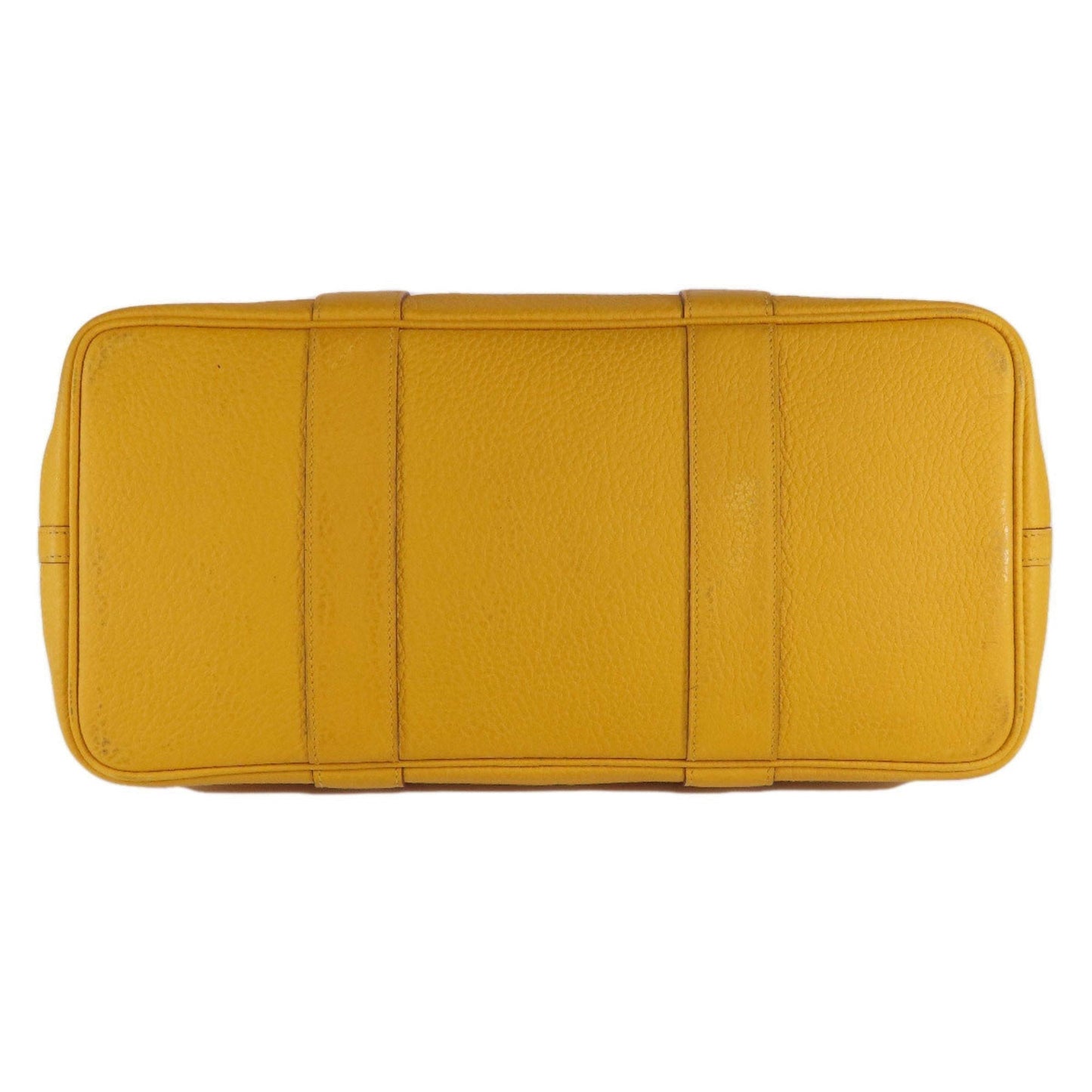 Hermes Yellow Country Leather Tote Bag ( )