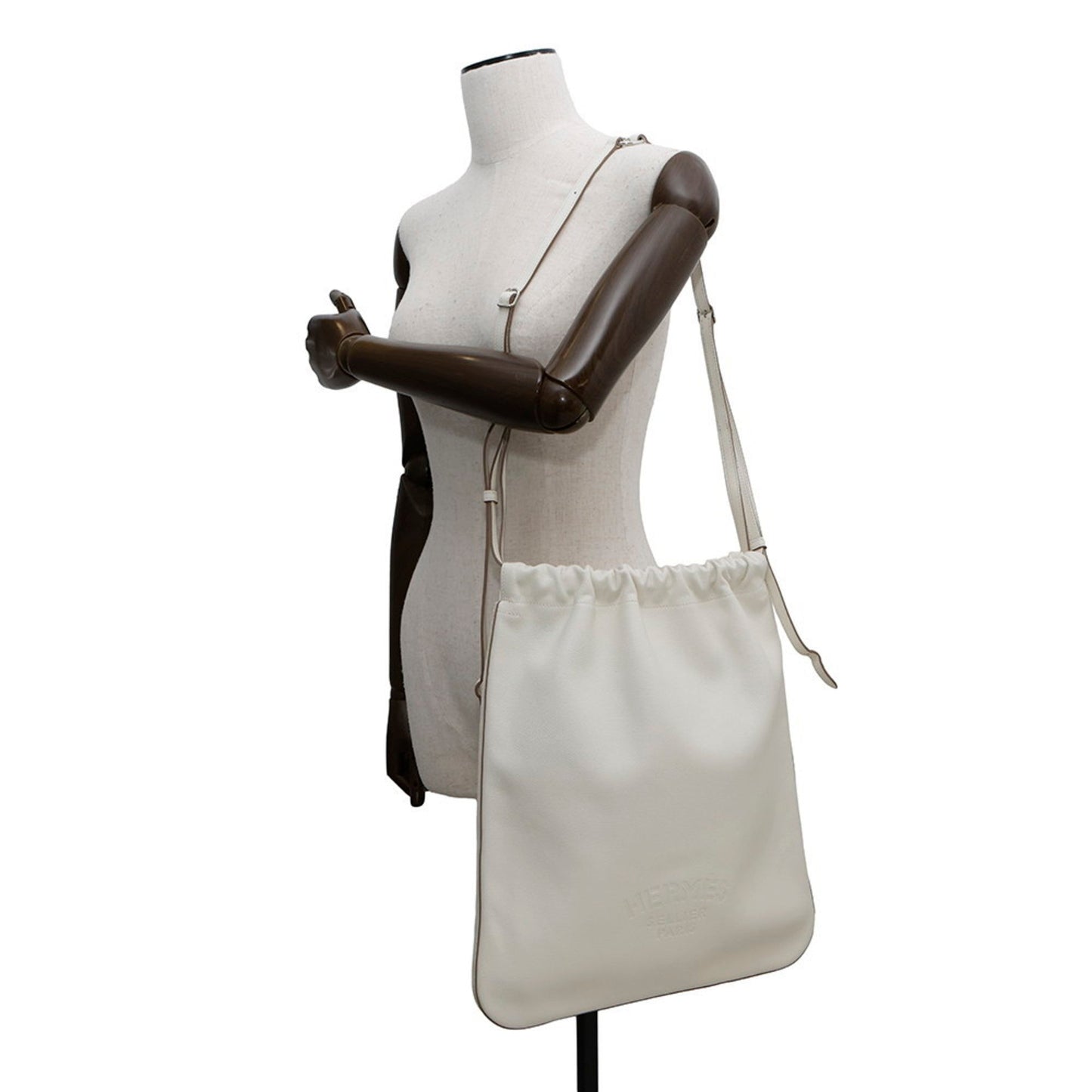 Hermes Silver Tote Bag ( )