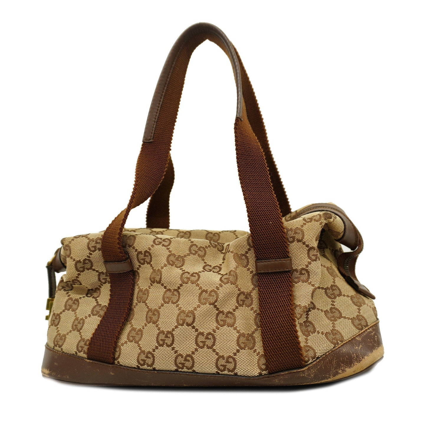 GUCCIAuth Handbag 92734 Women's GG Canvas Beige