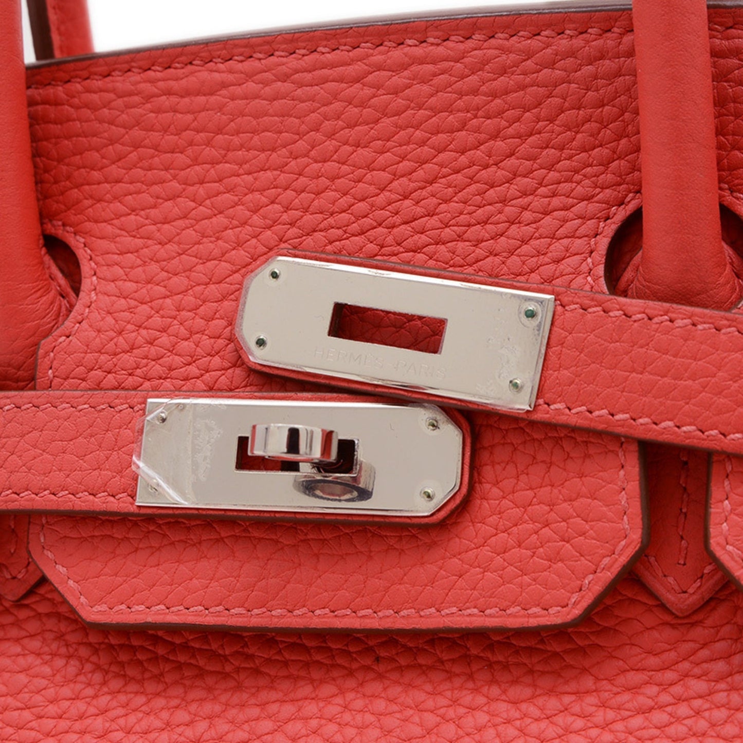 Hermes Rose Jaipur Taurillon Clemence Leather Handbag ( )