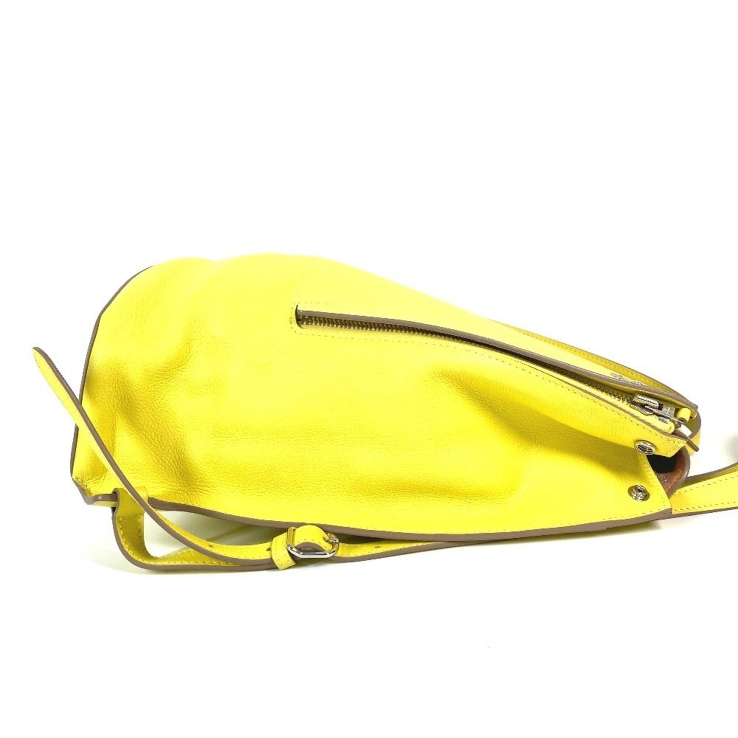 Hermes Yellow Leather Backpack ( )