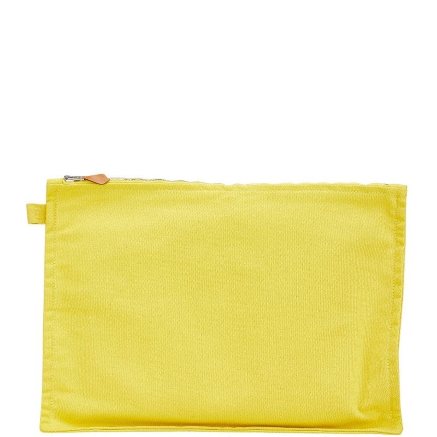 Hermes Yellow Cotton Pouch ( )