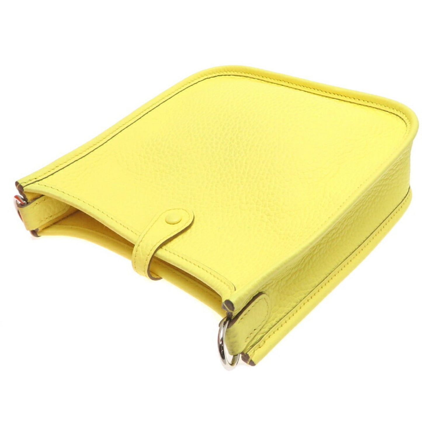 Hermes Yellow Taurillon Clemence Leather Shoulder Bag ( )