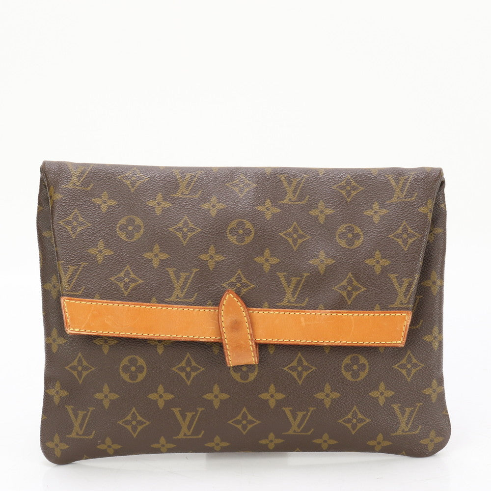 LOUIS VUITTON business bag M51805 PVC Brown business bag Monogram