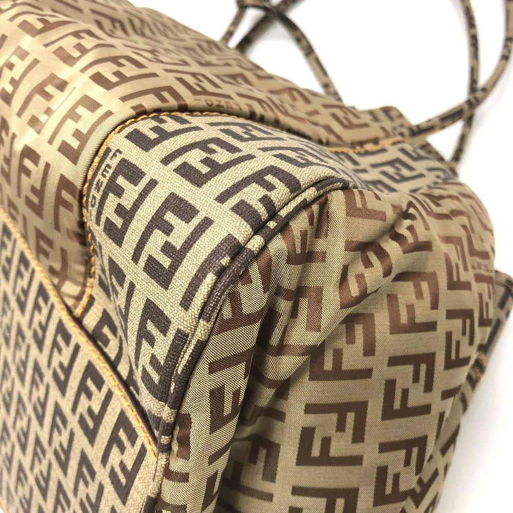 FENDI Handbag 8BN174 PVC / nylon beige Zucchino