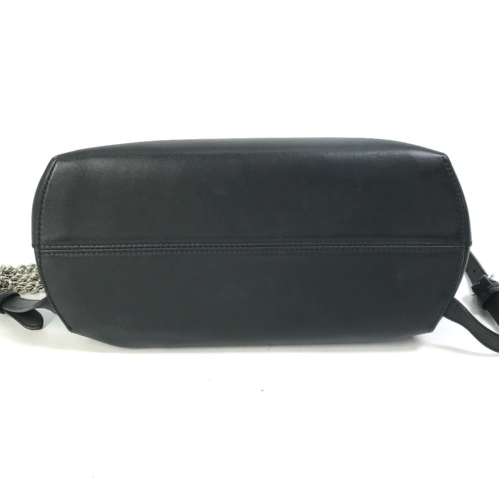 FENDI Backpack 8BZ042 leather black Bag to school Women