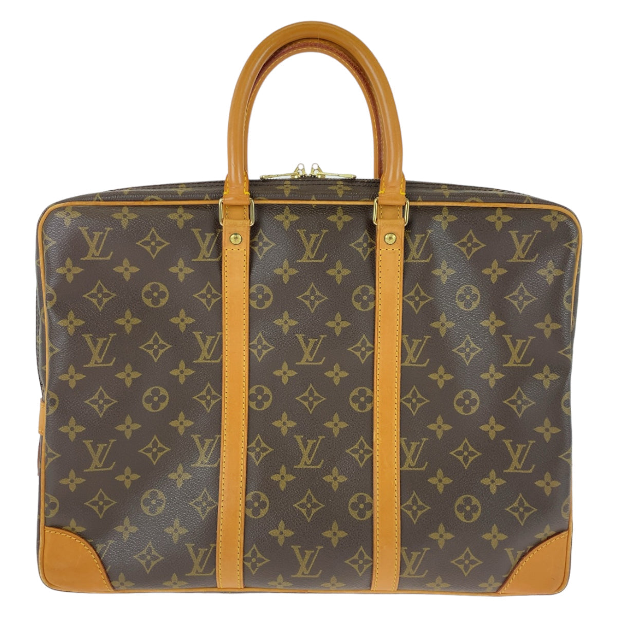 LOUIS VUITTON Business bag M53361 PVC, Leather Brown Beige Gold Metal Business bag, briefcase, A4 storage Monogram Porte Documan Voyagej mens d