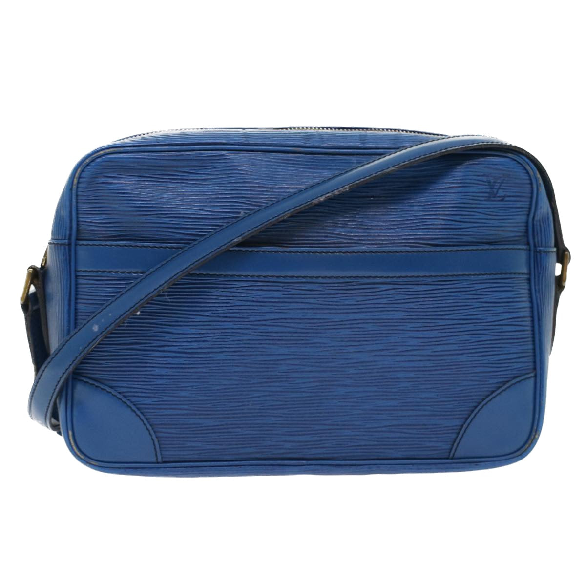 LOUIS VUITTON Epi Trocadero 27 Shoulder Bag Blue M52315 LV 48740