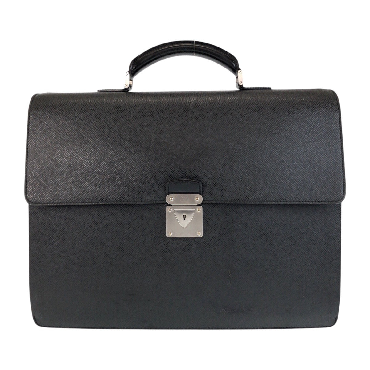 LOUIS VUITTON Business bag M31052 leather Ardoise Black SilverMetal Business bag briefcase Taiga Robusto 1 mens d