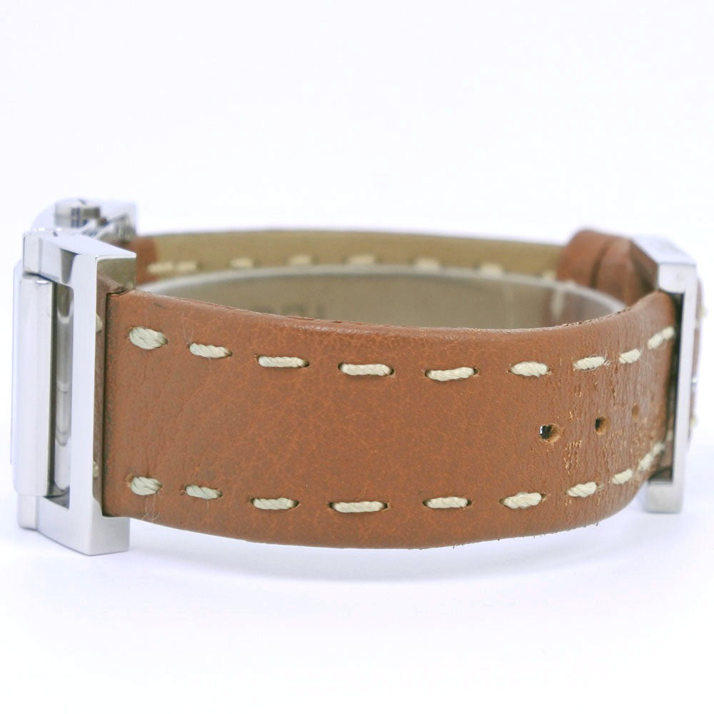 FENDI Watches Quartz 004-5200G-452 Stainless Steel , Leather Brown Olologi beige dial Women