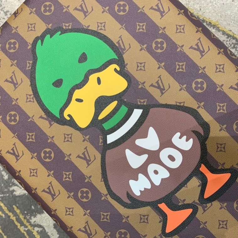 Top Quality Horizon 55 Monogram Stripes Brown Canvas By Nigo x Virgil Abloh For Men, LuGucciage 21.6in/55cm Top Quality M20481