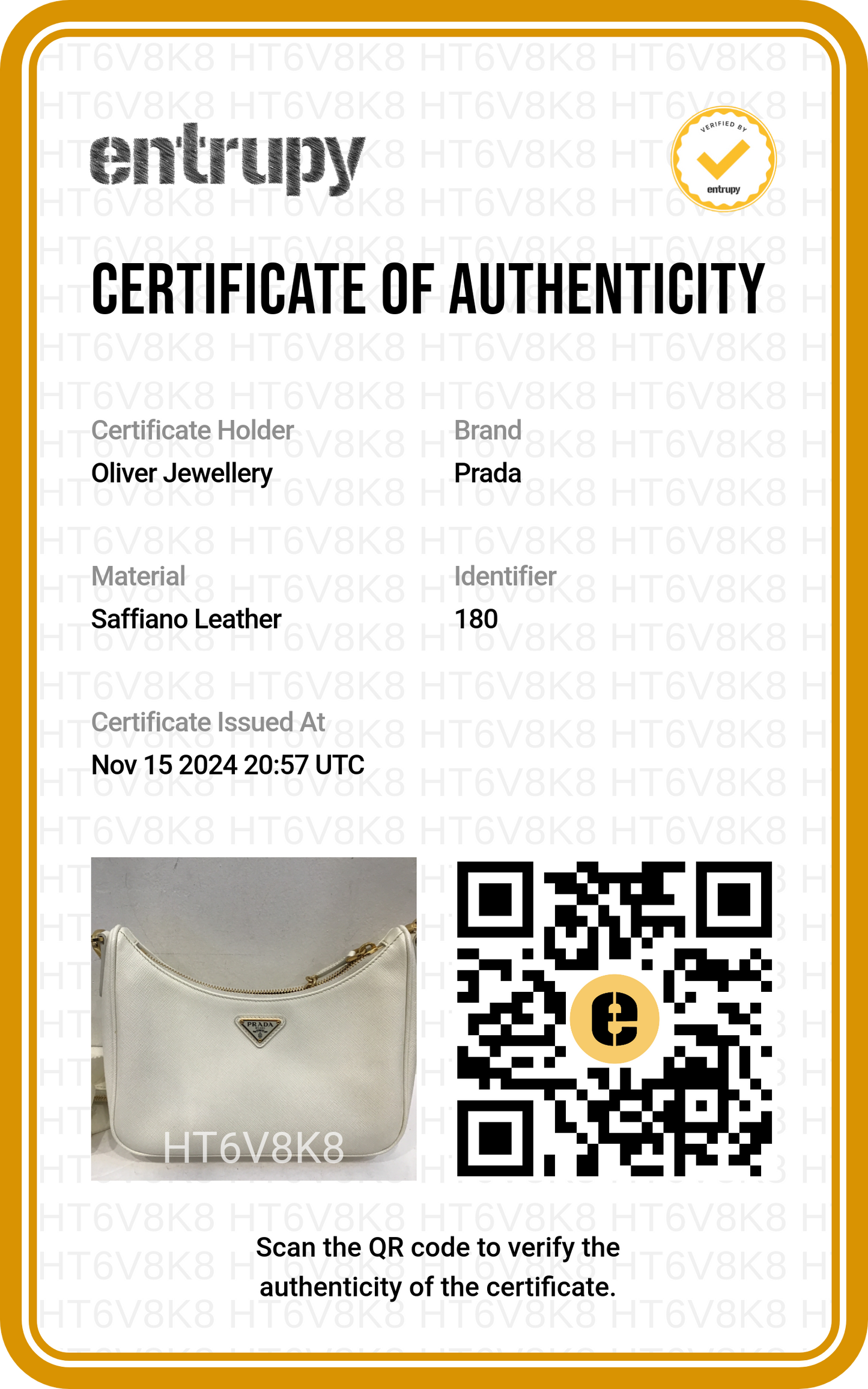 Prada White Saffiano Leather Re-Edition 2005 Shoulder Bag