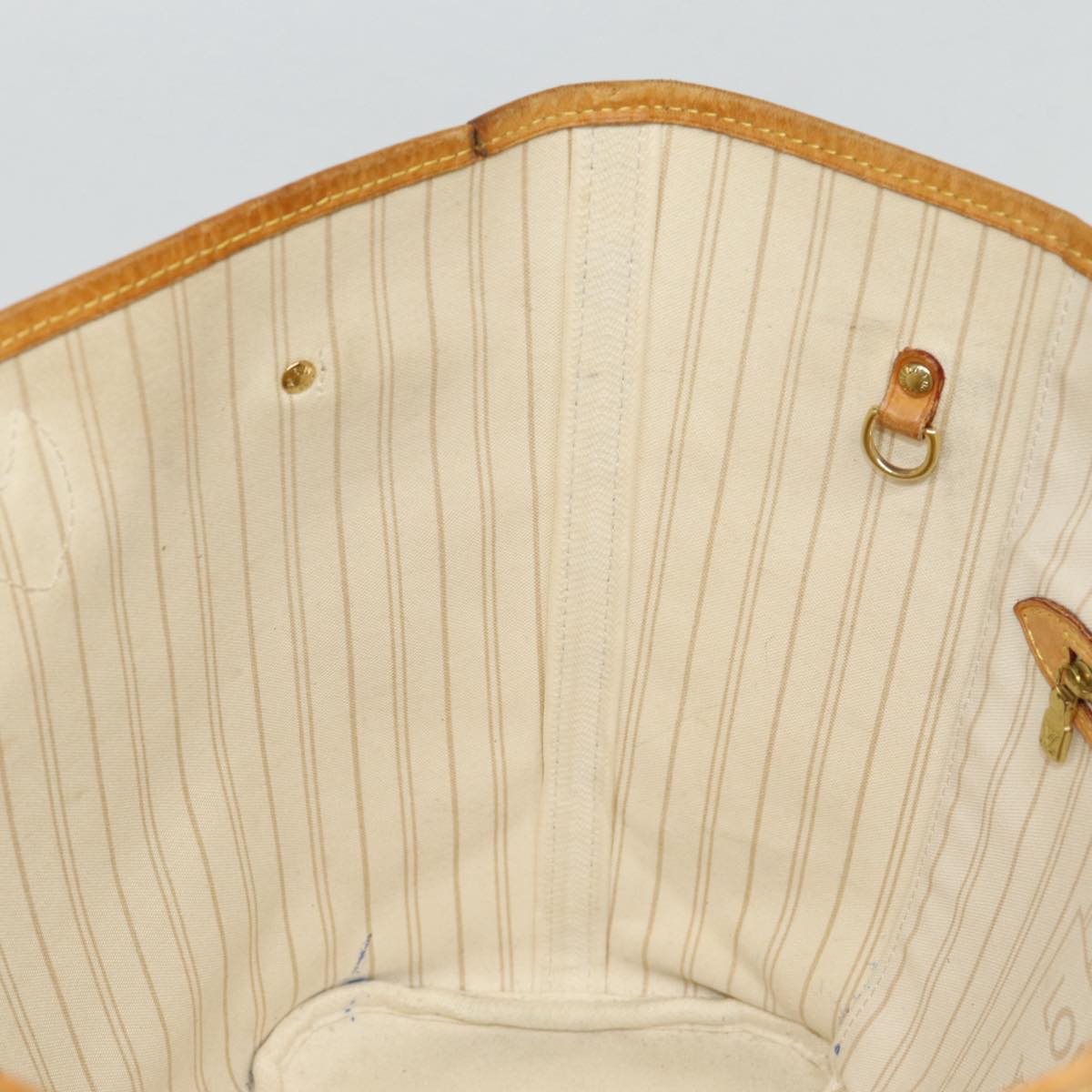 LOUIS VUITTON Damier Azur Neverfull MM Tote Bag N41605 LV Auth 86660