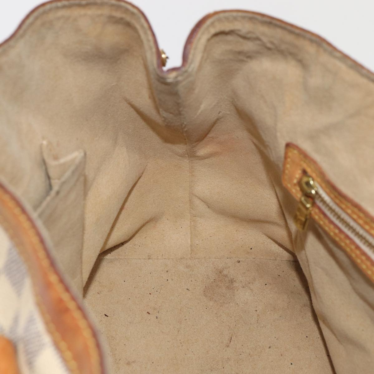 LOUIS VUITTON Damier Azur Hampstead PM Tote Bag N51207 LV Auth 87897