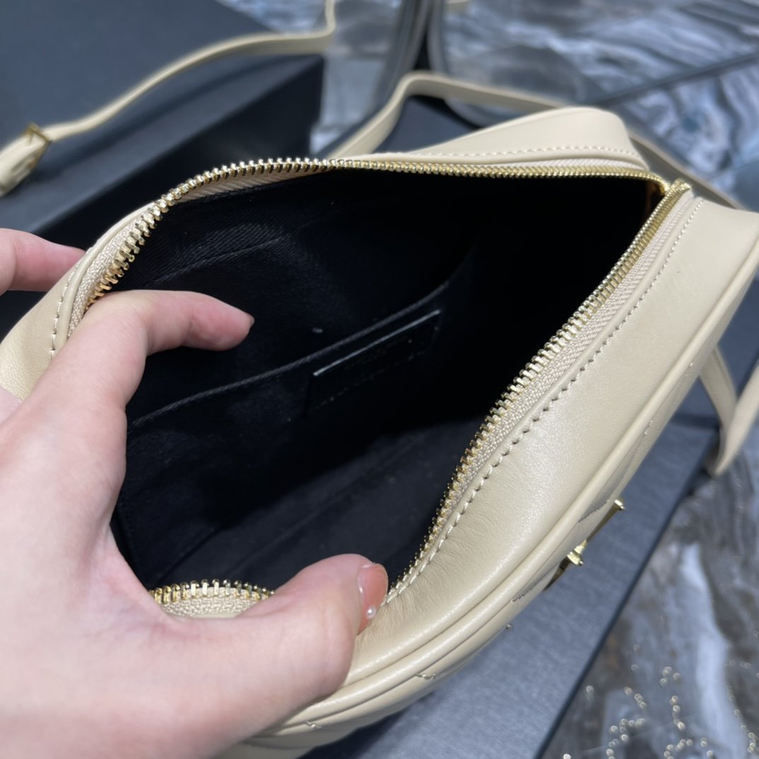 Top Quality Lou Camera Bag Beige With Gold Toned Hardware For Women 9in/23cm YSL 612544DV7072721