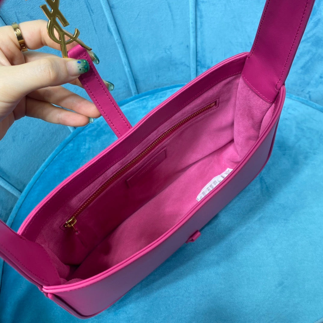 Top Quality Le 5 À 7 Hobo Bag In Smooth Pink For Women 9in/23cm YSL 6572282R20W5623