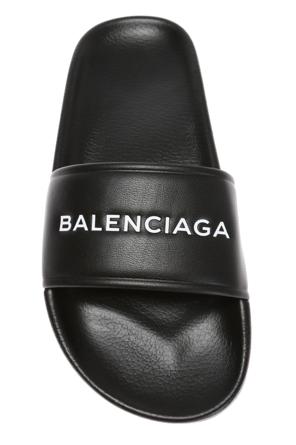 BALENCIAGA MEN'S POOL SLIDE SANDAL