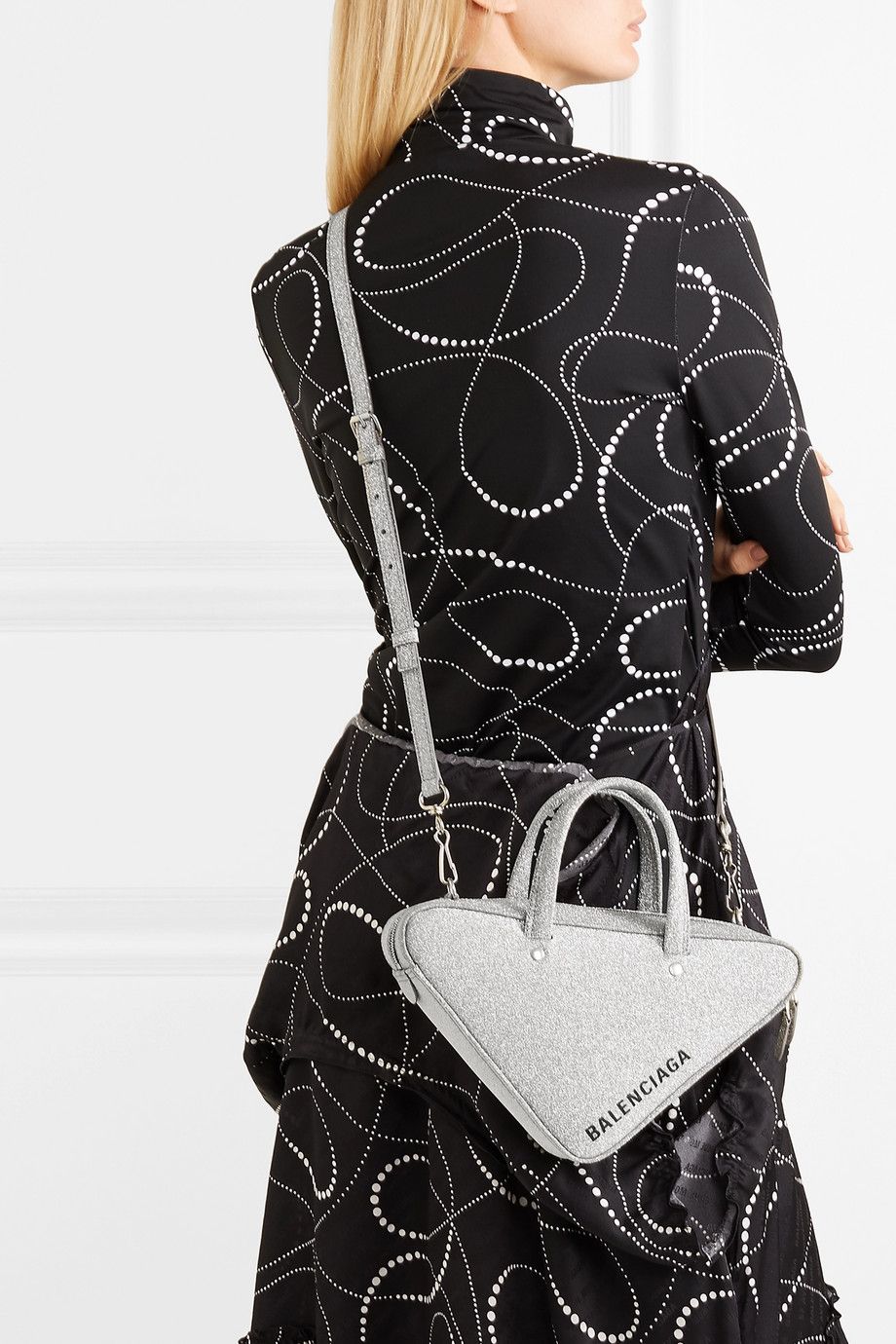 Balenciaga Glitter Triangle Bag