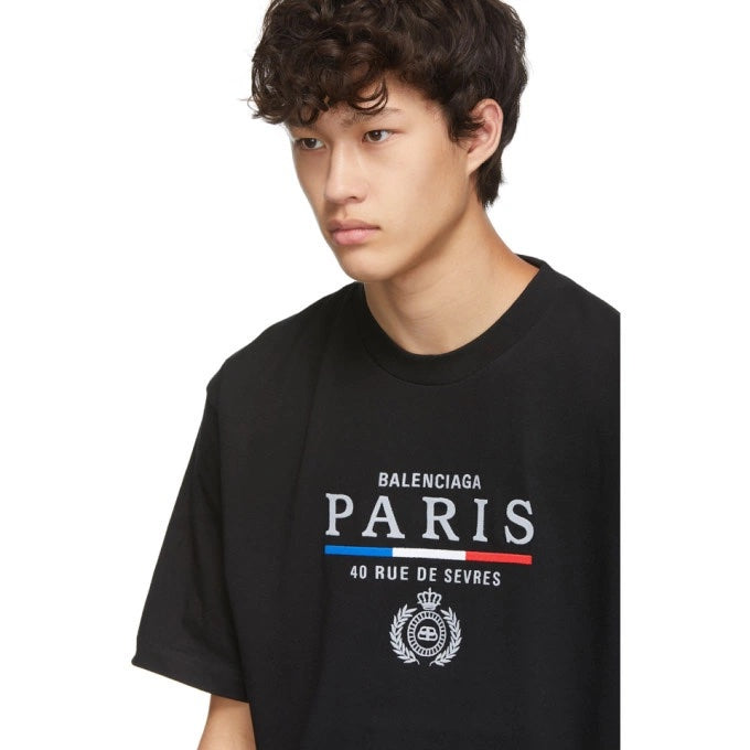 BALENCIAGA PARIS FLAG T-SHIRT