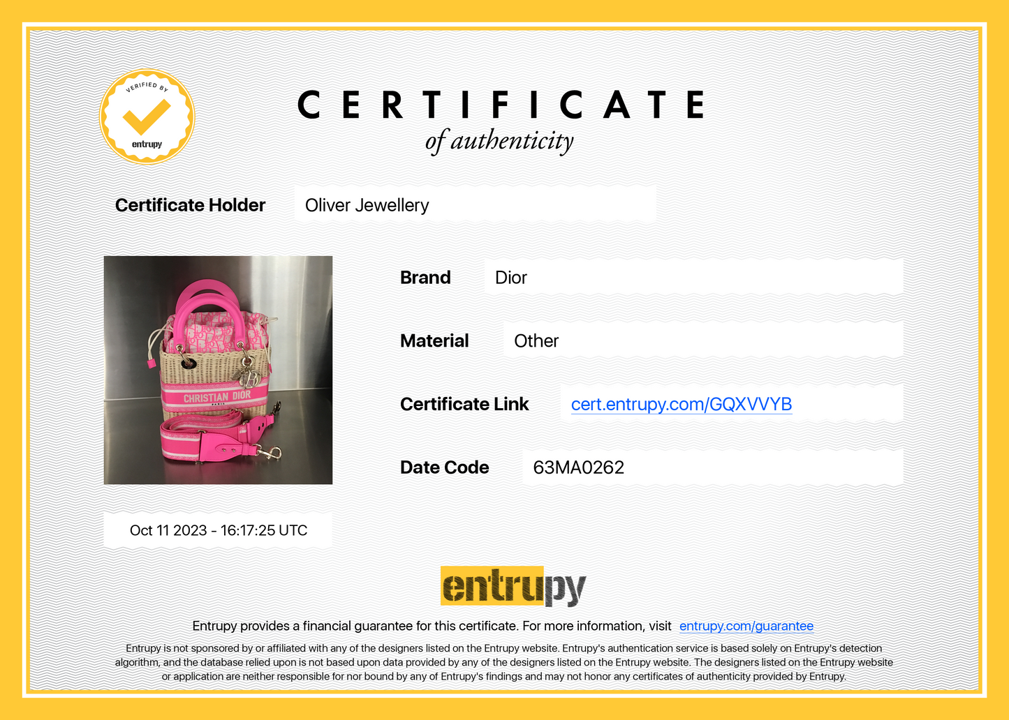 Christian Dior 2022 Natural Wicker Pink Oblique Medium Lady Dior Bag