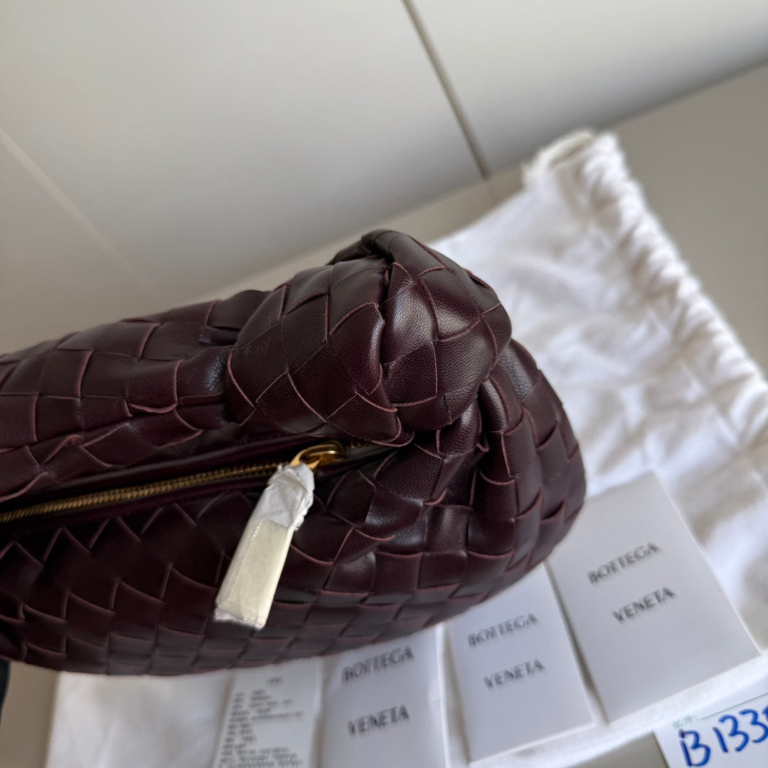 Bottega Veneta Jodie Mini Burgundy Wine Leather Never Worn
