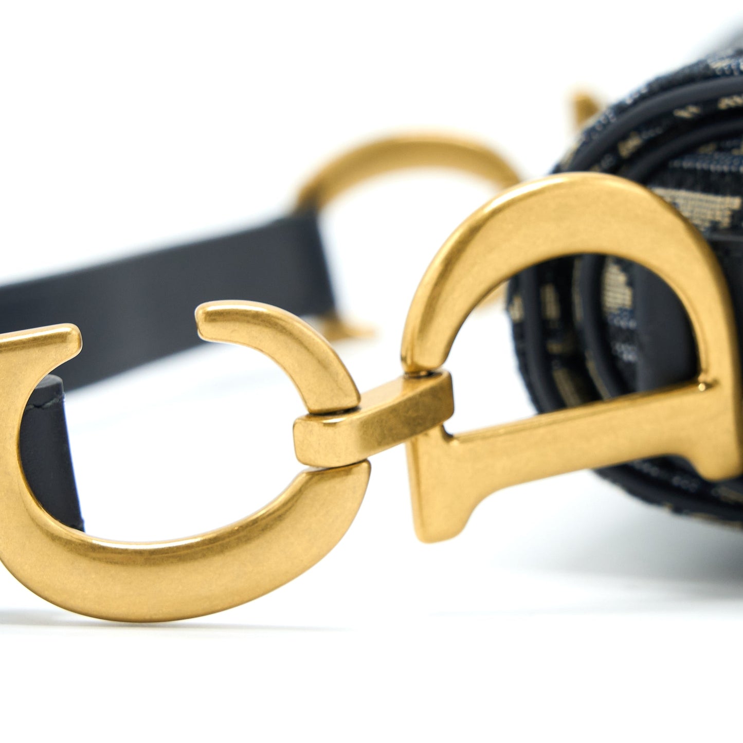 Dior Medium Dior Saddle Purse Blue Dior Oblique Jacquard