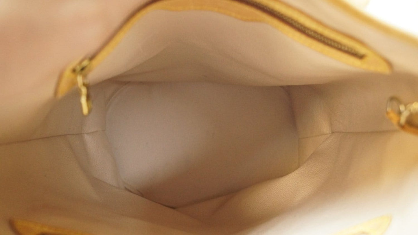 LOUIS VUITTON Monogram Canvas Brown Bucket GM Shoulder Bag