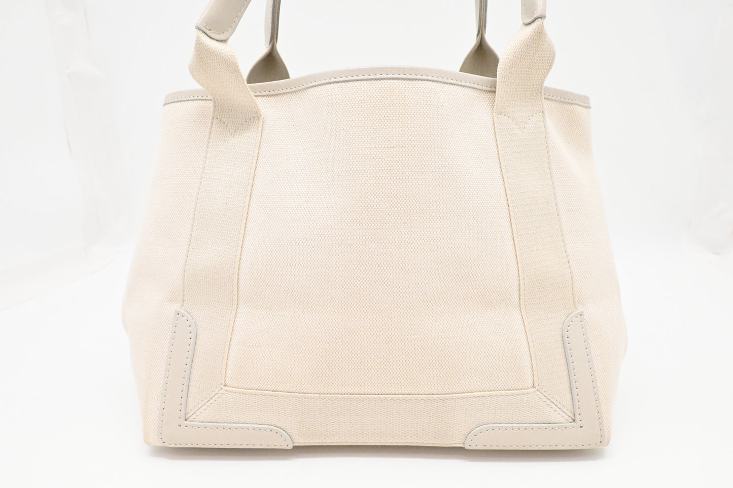 Balenciaga Cabas Small in Ivory White Canvas