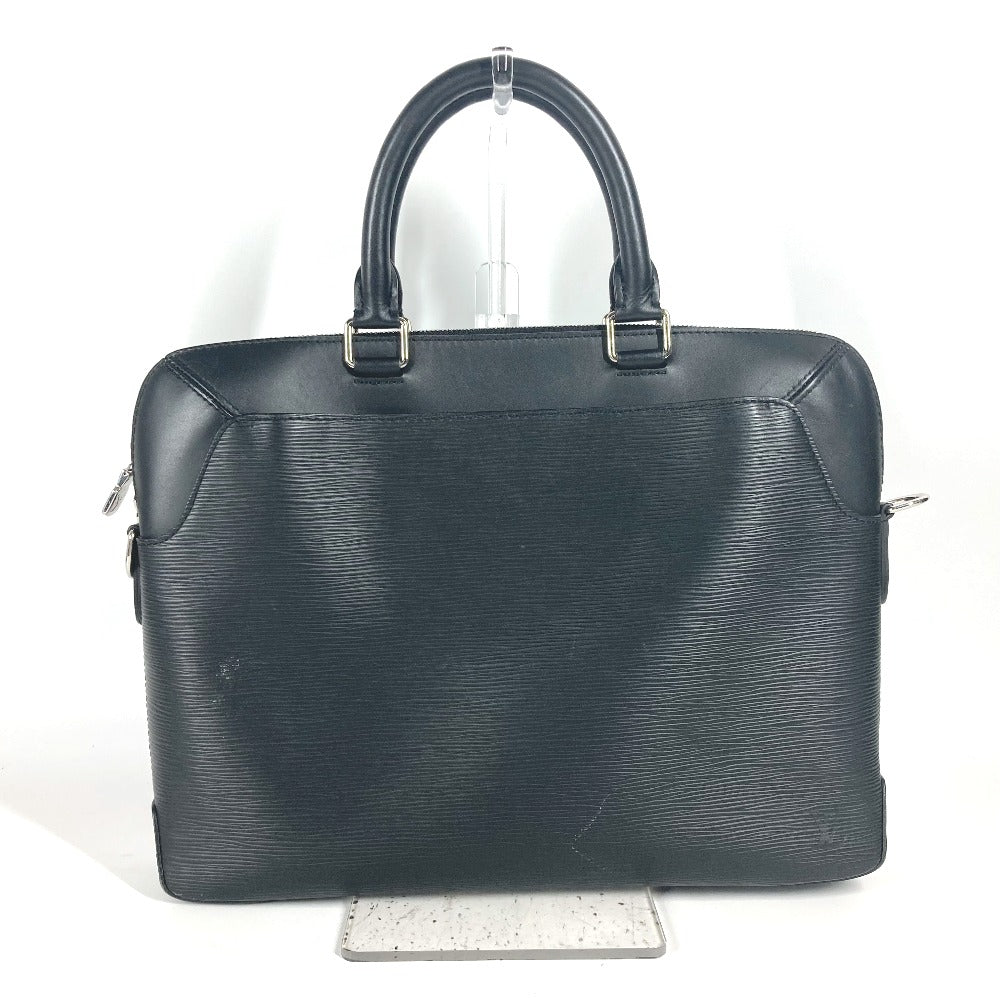 LOUIS VUITTON Business bag M51689 Epi Leather black Epi Oliver mens d