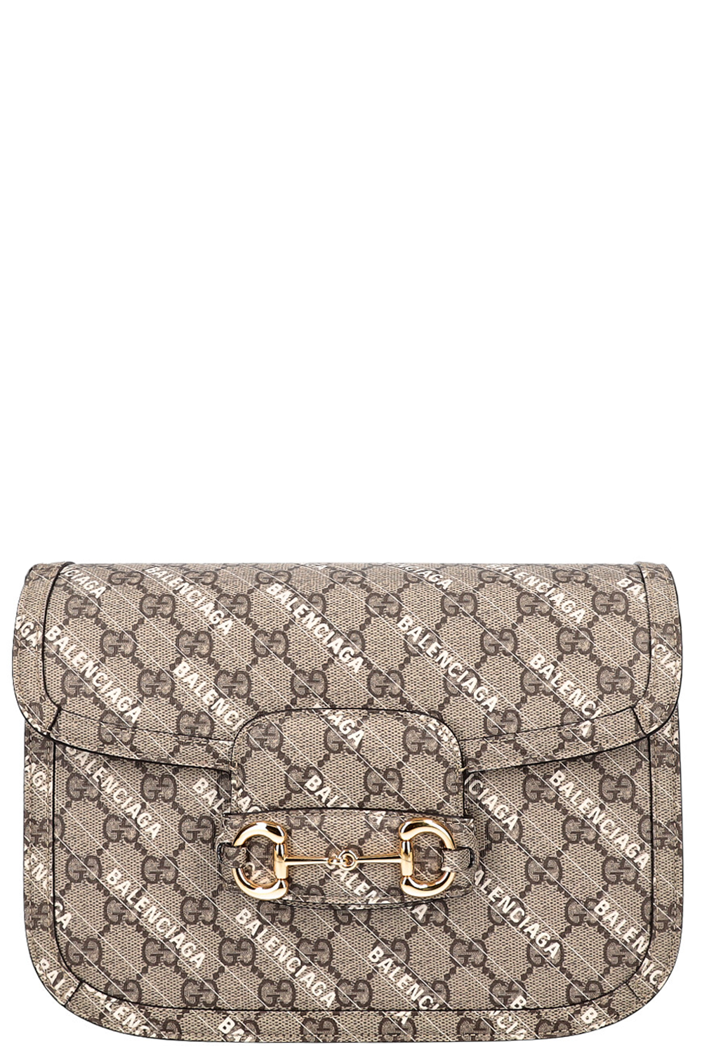 GUCCI x BALENCIAGA The Hacker Project Horsebit 1955 Bag GG Canvas Supreme