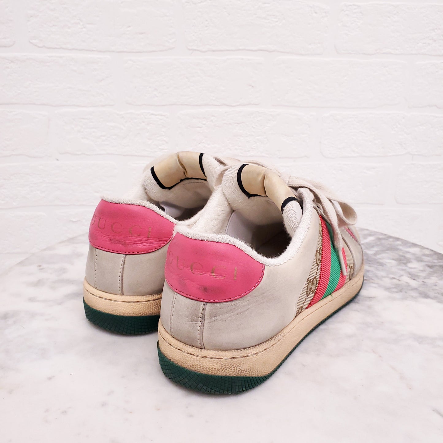 GUCCI LOGO SNEAKERS - SIZE 38