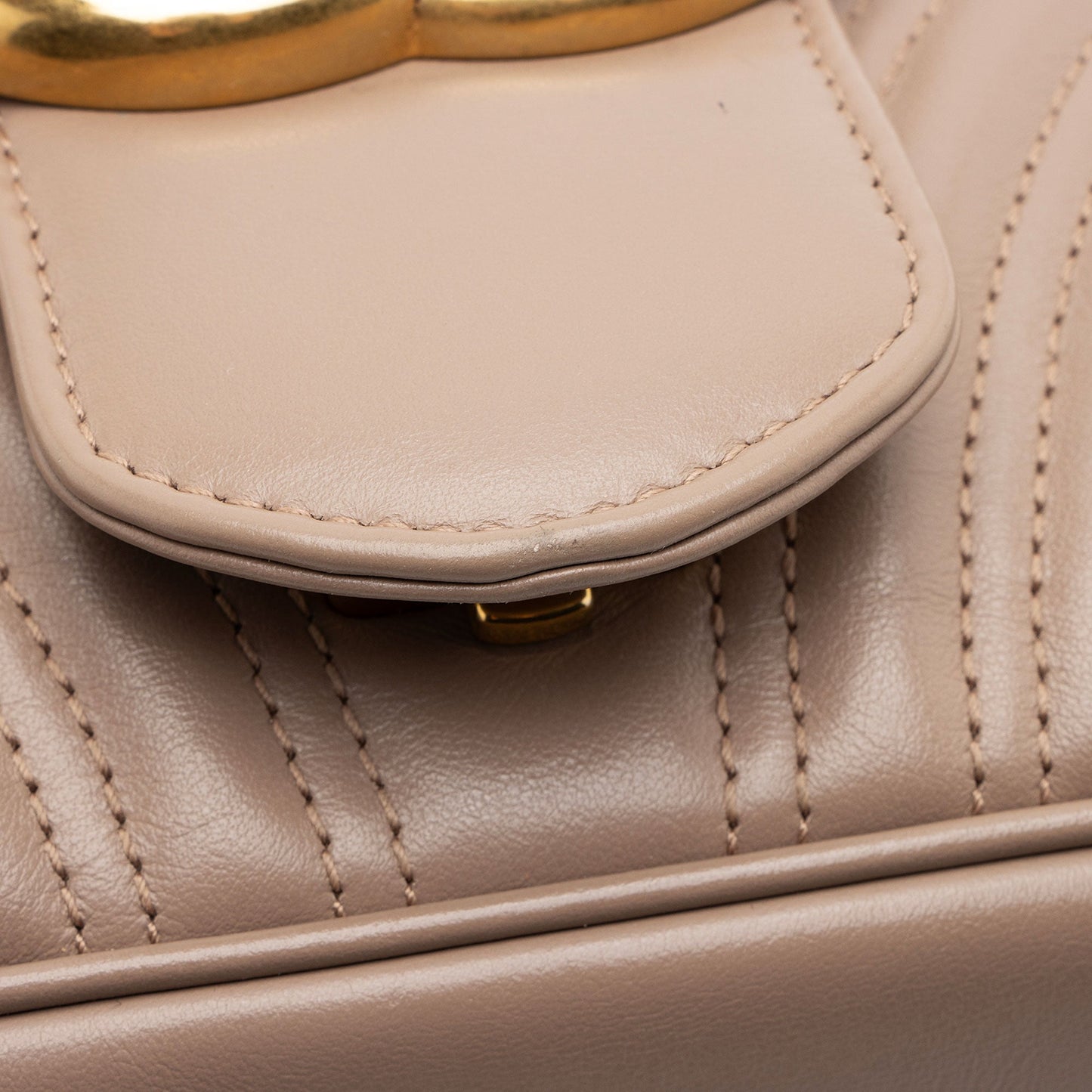 Gucci Matelasse Leather GG Marmont Large Flap Bag