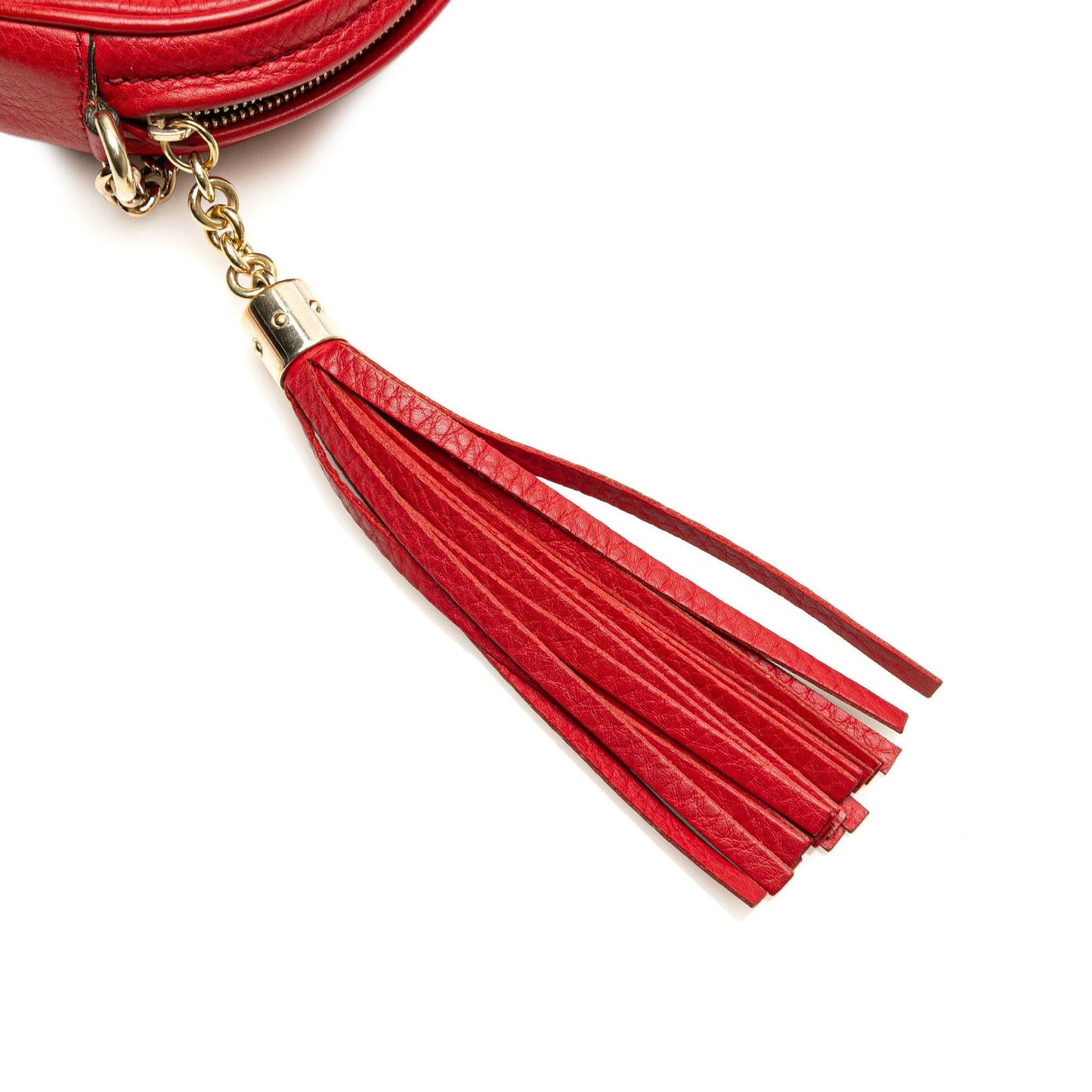 Gucci Mini Pebbled Calfskin Soho Chain Crossbody