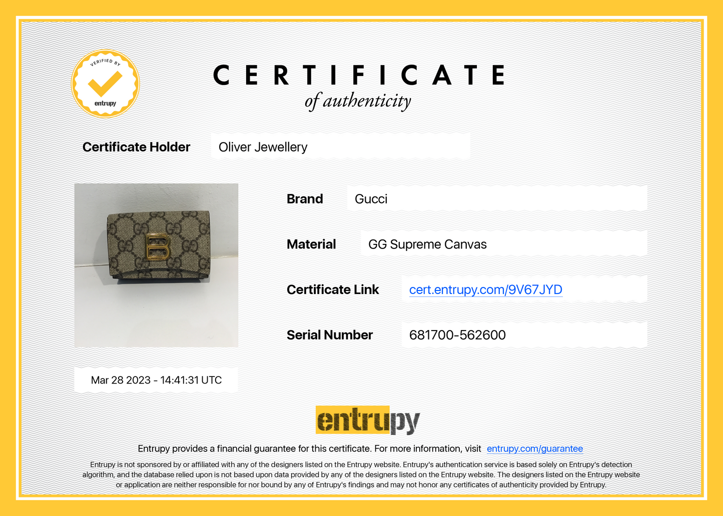 Gucci X Balenciaga The Hacker Project GG Supreme Hourglass Card Case Wallet