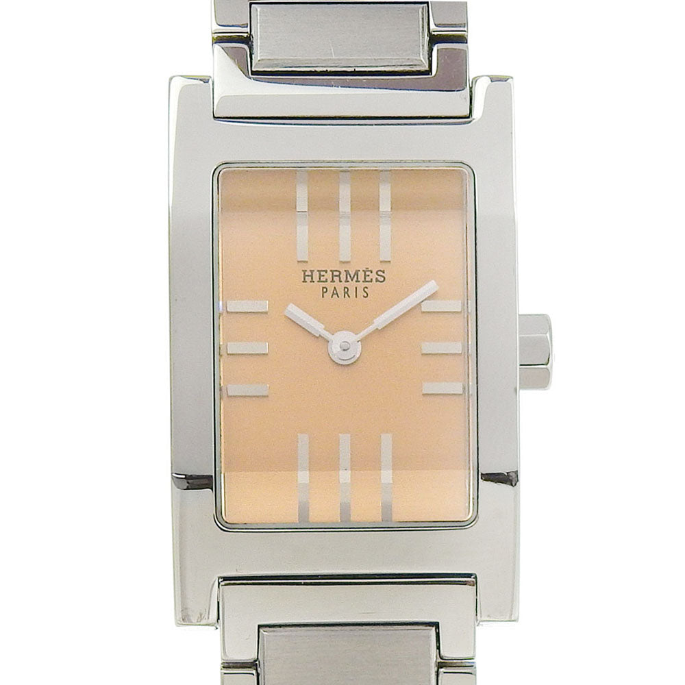 HERMES Watches Quartz TA1.210 Stainless Steel Silver tandem gold dial