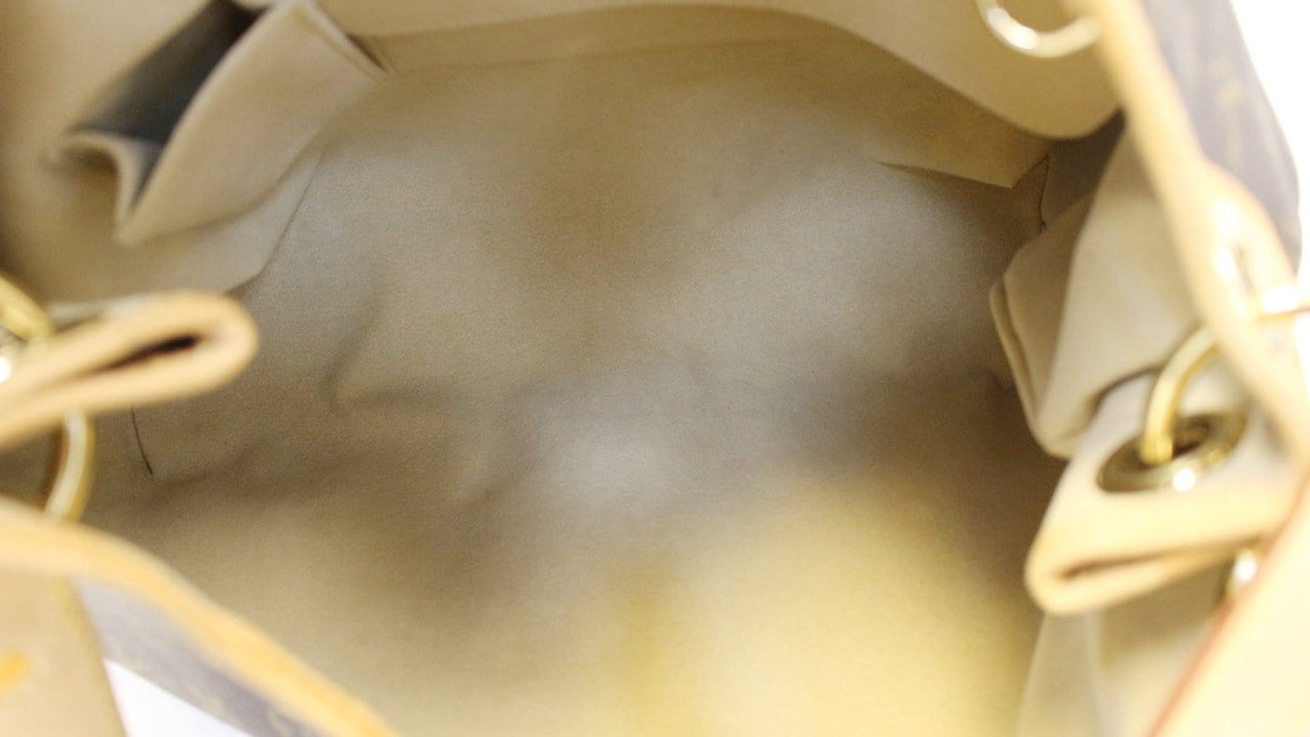 LOUIS VUITTON Monogram Galliera PM Brown Shoulder Handbag