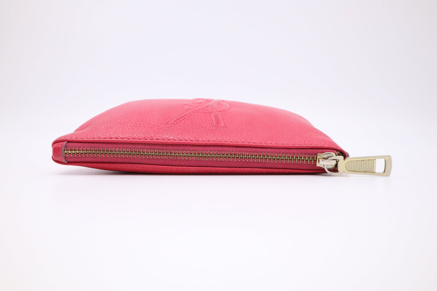 YSL Saint Laurent Pink Pouch in Pink Leather