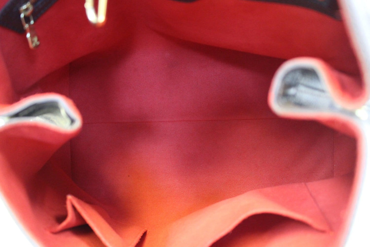 LOUIS VUITTON Damier Ebene Hampstead MM Shoulder Handbag