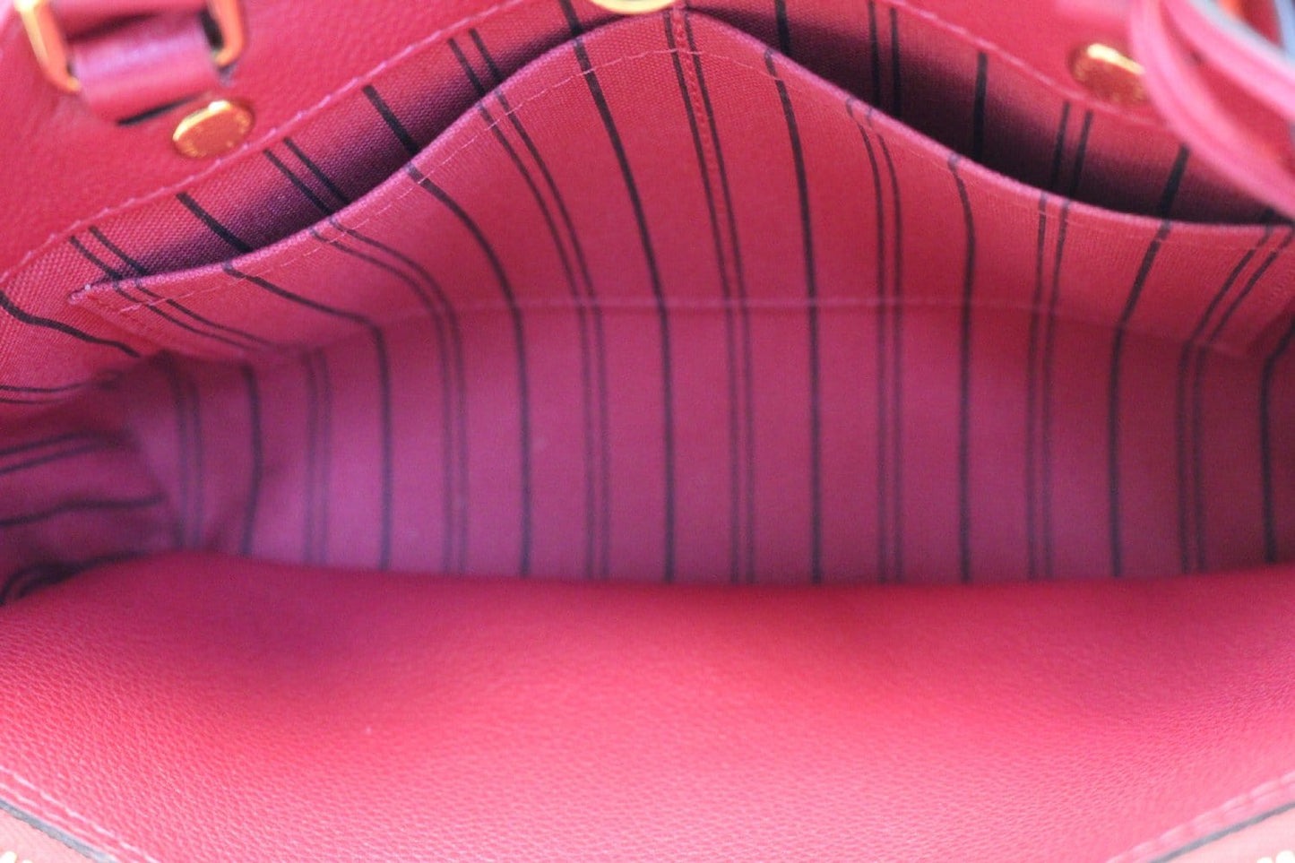 LOUIS VUITTON Dahlia Empreinte Leather Montaigne BB Shoulder Bag