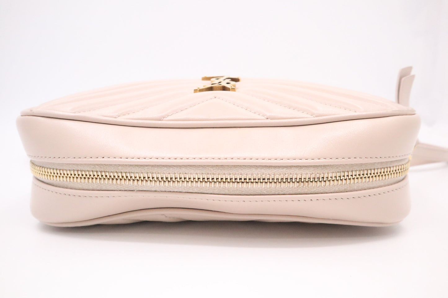 YSL Saint Laurent Lou Camera Bag in Nude Pink Leather